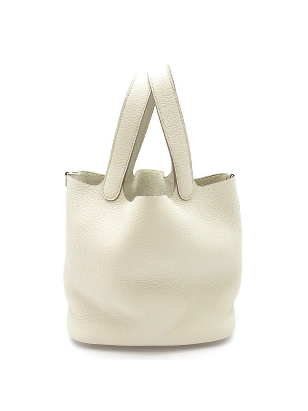 Hermes Picotin Lock MM Taurillon Clemence Handbag Beton